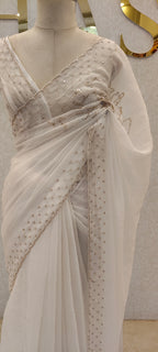 CRUSH ORGANZA SAREE