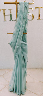 FLOWY ORGANZA SAREE