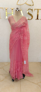SEMI ORGANZA SAREE
