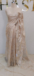 Turkish organza saree