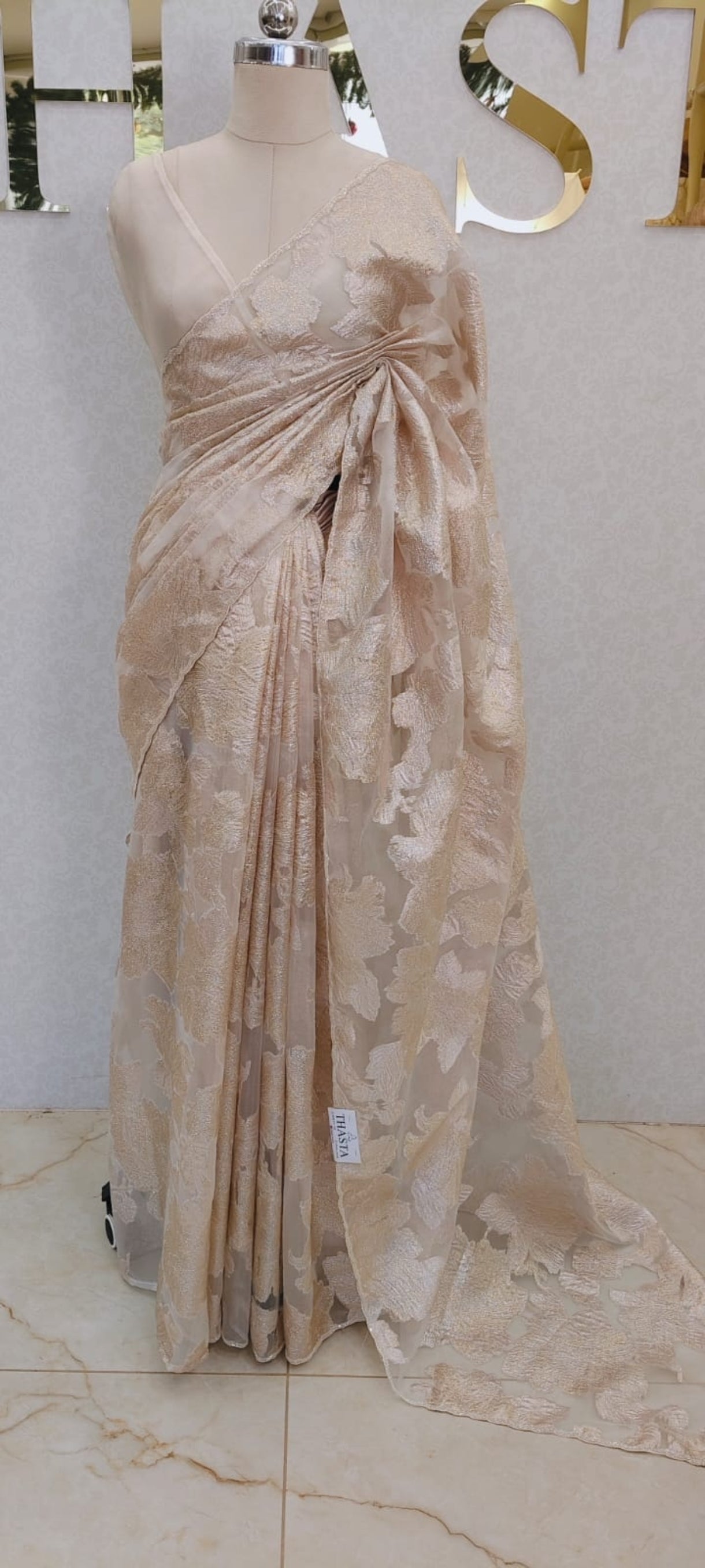 Turkish organza saree