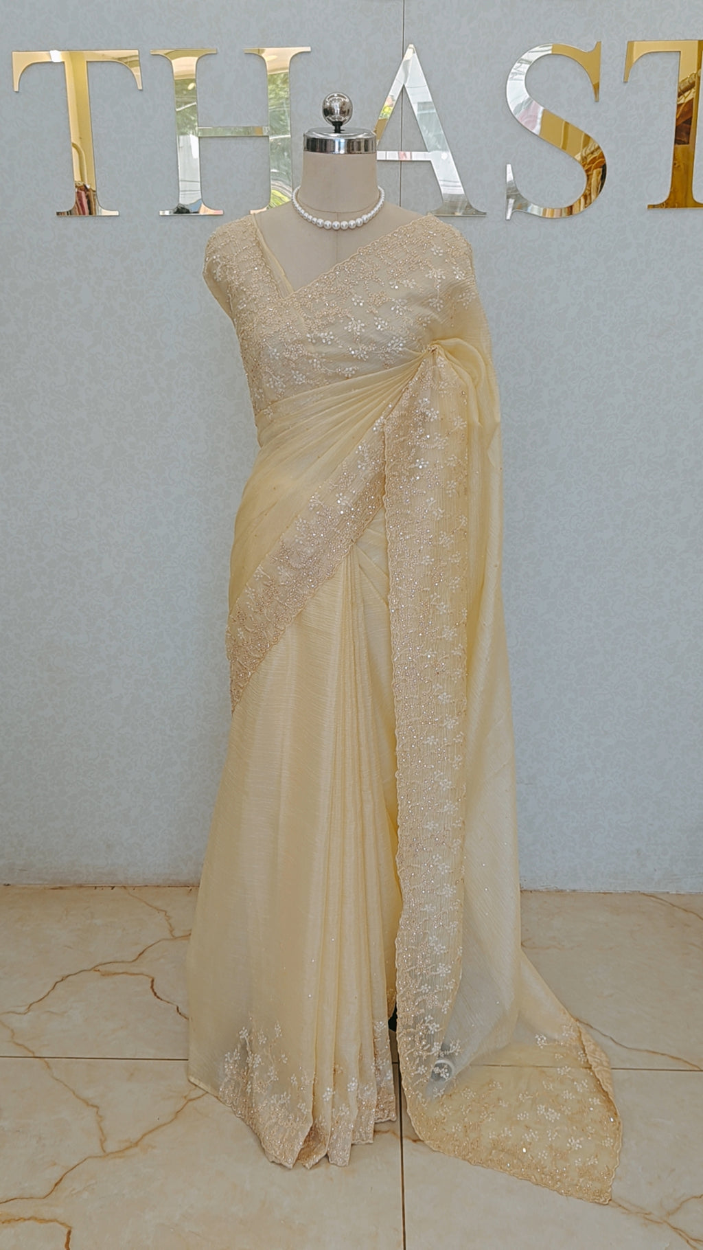 CRUSH ORGANZA SAREE