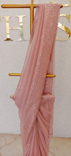 FLOWY ORGANZA SAREE