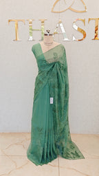 PURE ORGANZA SAREE
