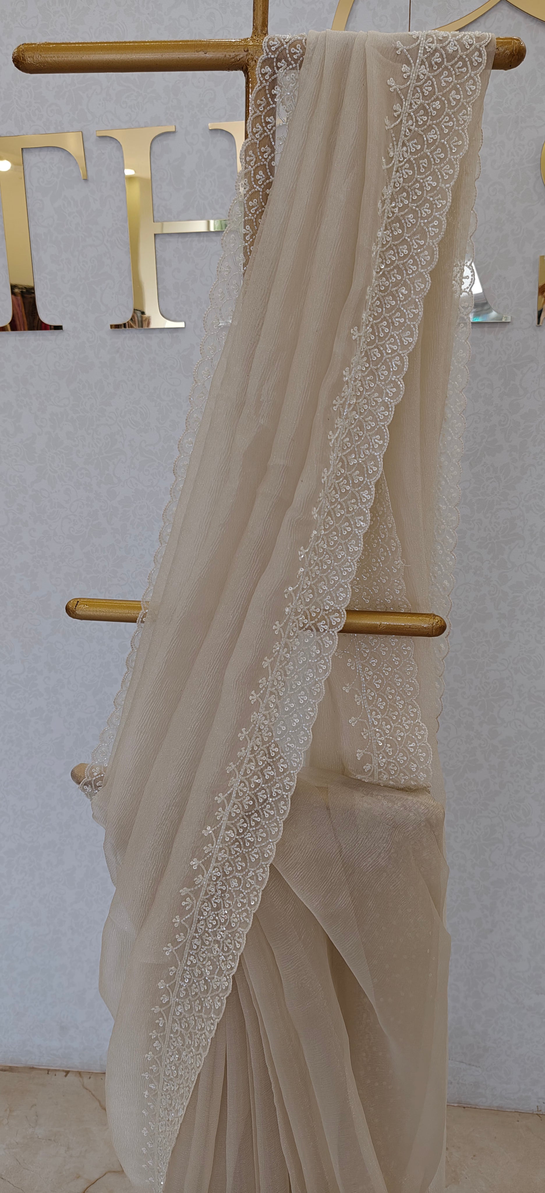 CRUSH ORGANZA SAREE
