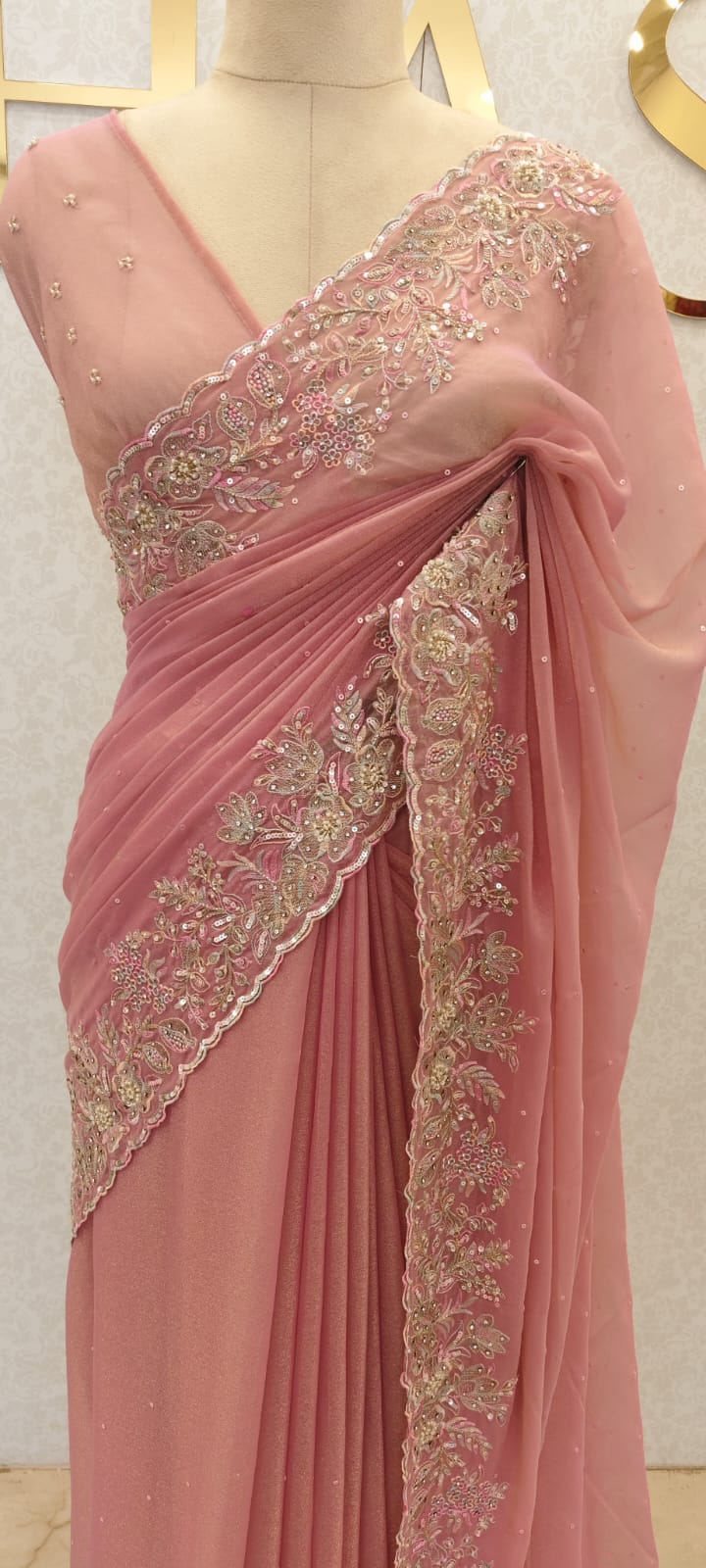 Tissue Organza Saree