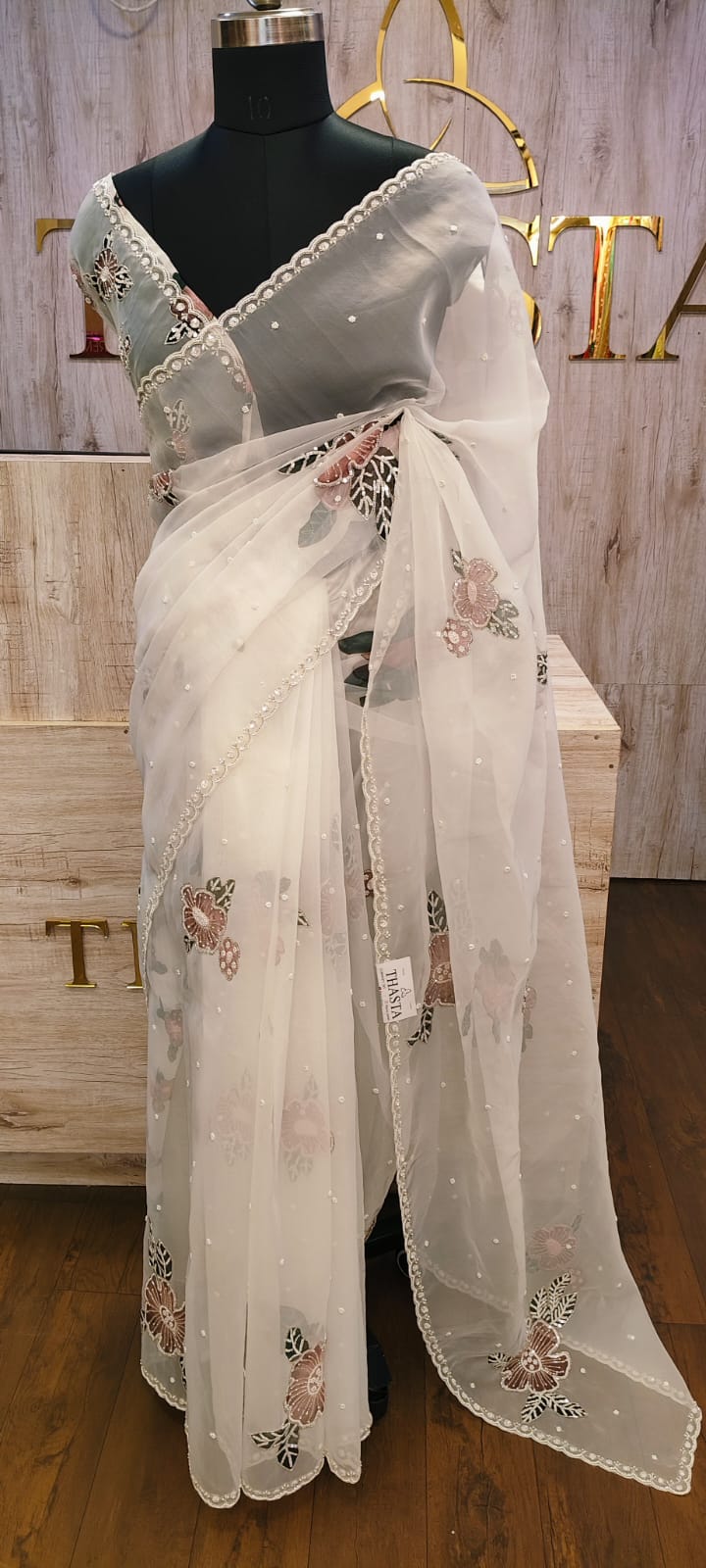 Organza saree