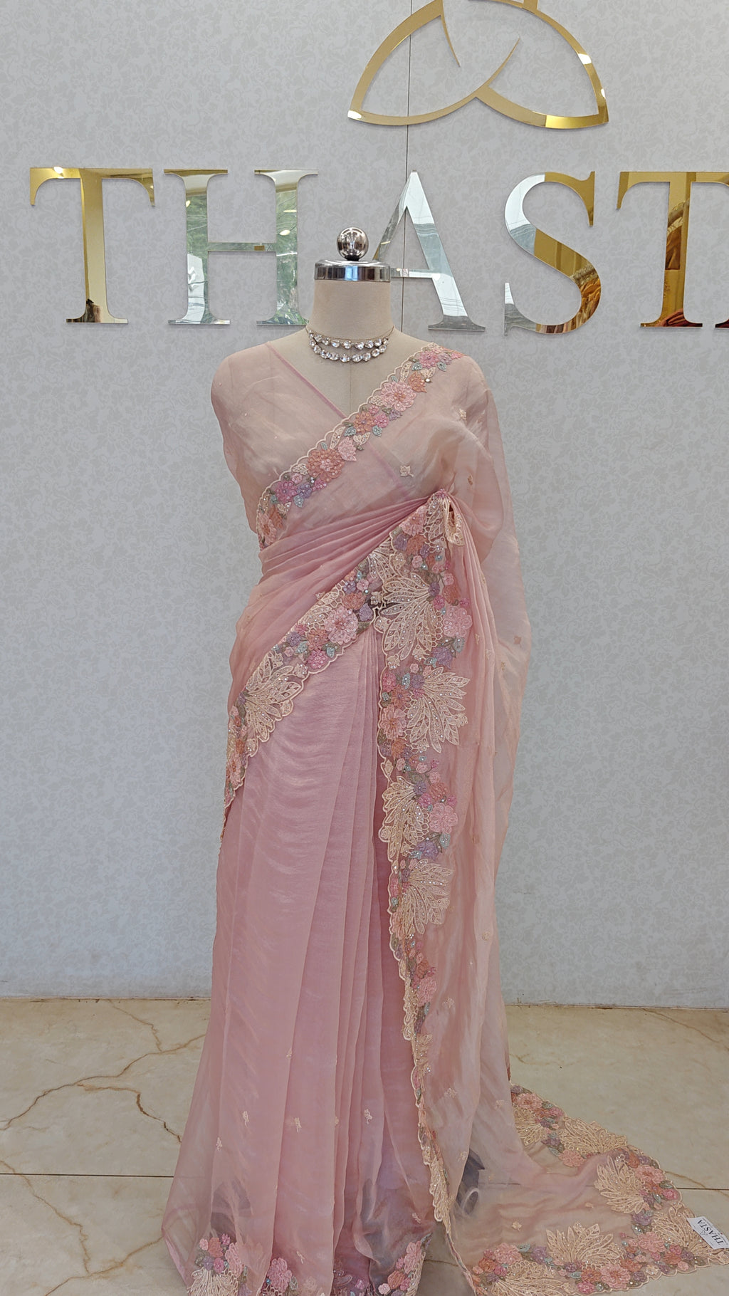 SOFT ORGANZA SAREE