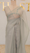 Crush Organza Saree