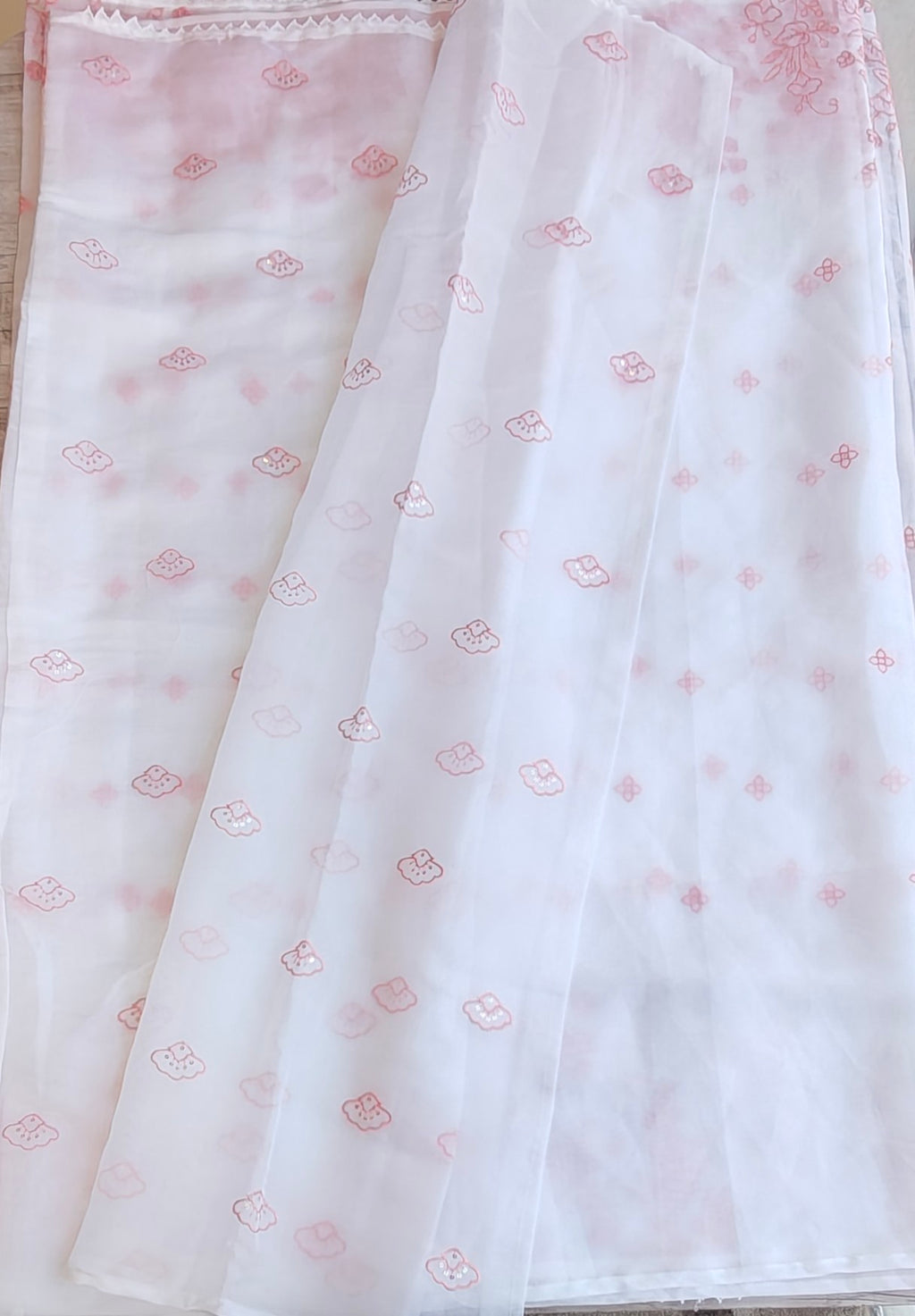 Organza saree