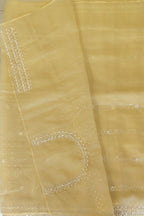 Crush organza saree