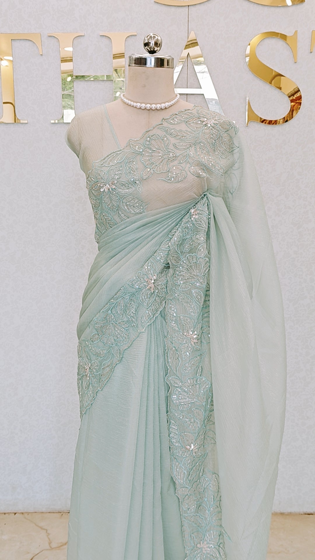 CRUSH ORGANZA SAREE