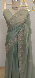 FLOWY ORGANZA SAREE