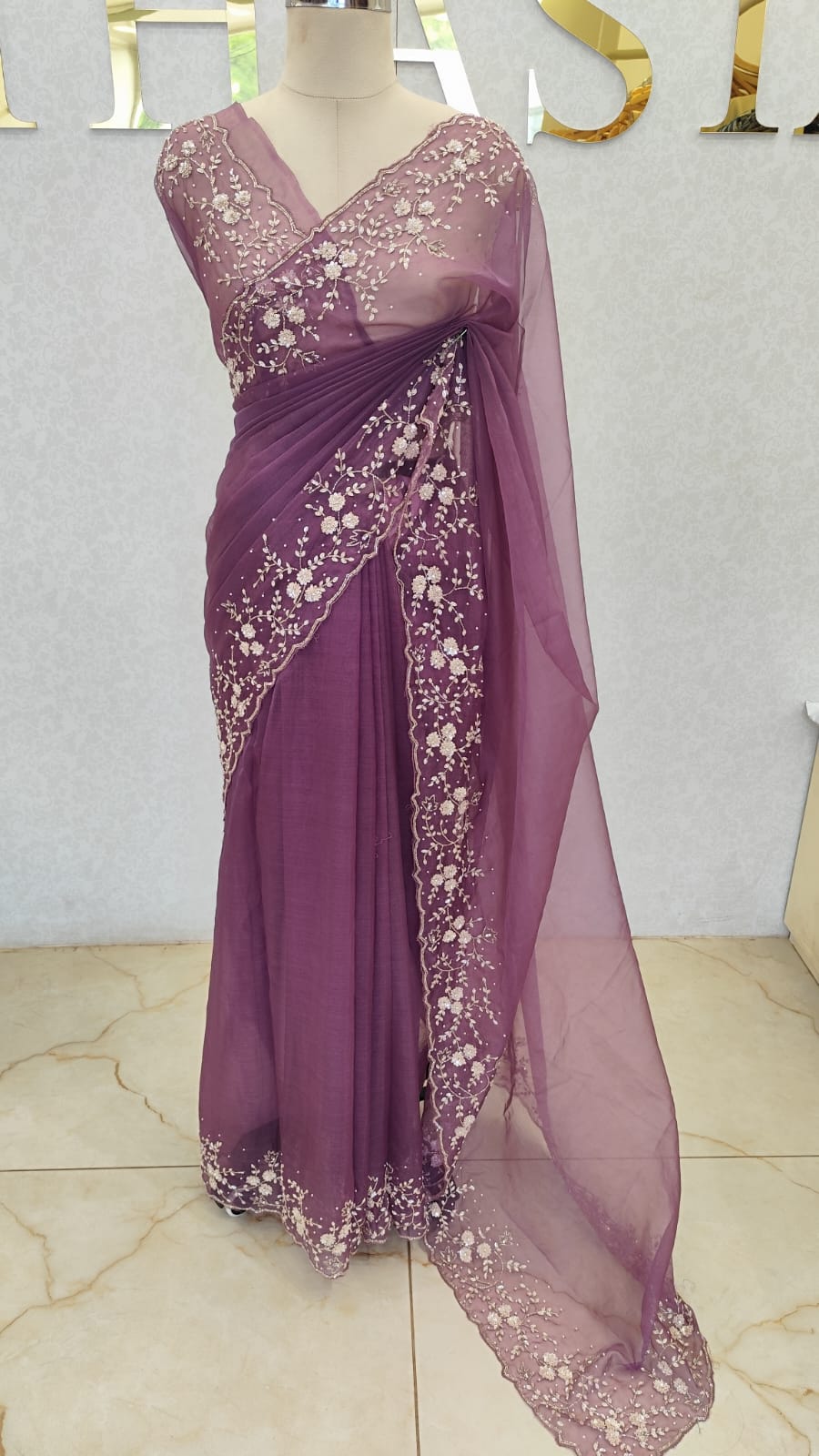 ORGANZA SAREE