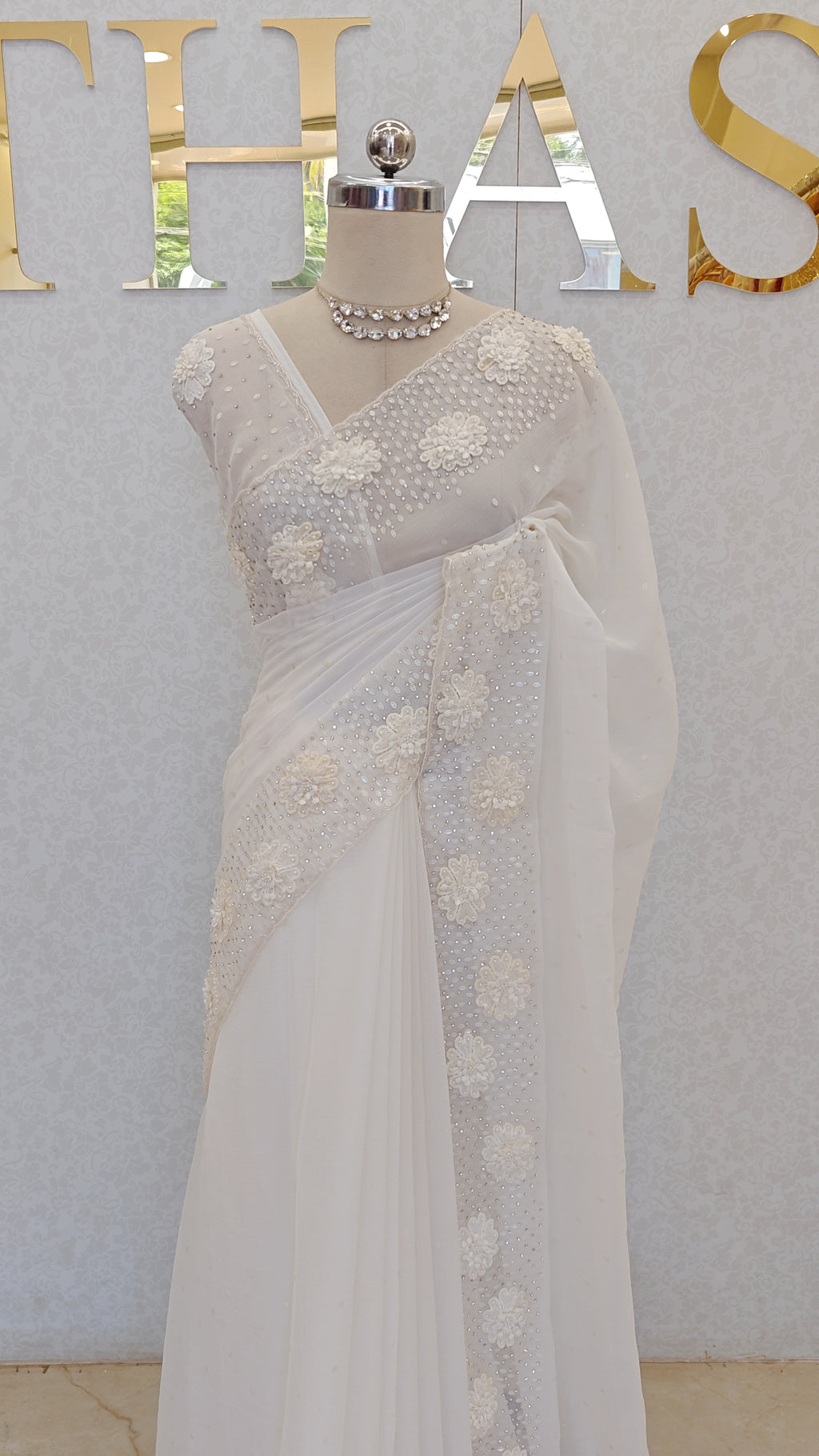 CRUSH ORGANZA SAREE
