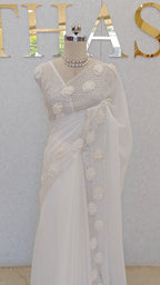 CRUSH ORGANZA SAREE