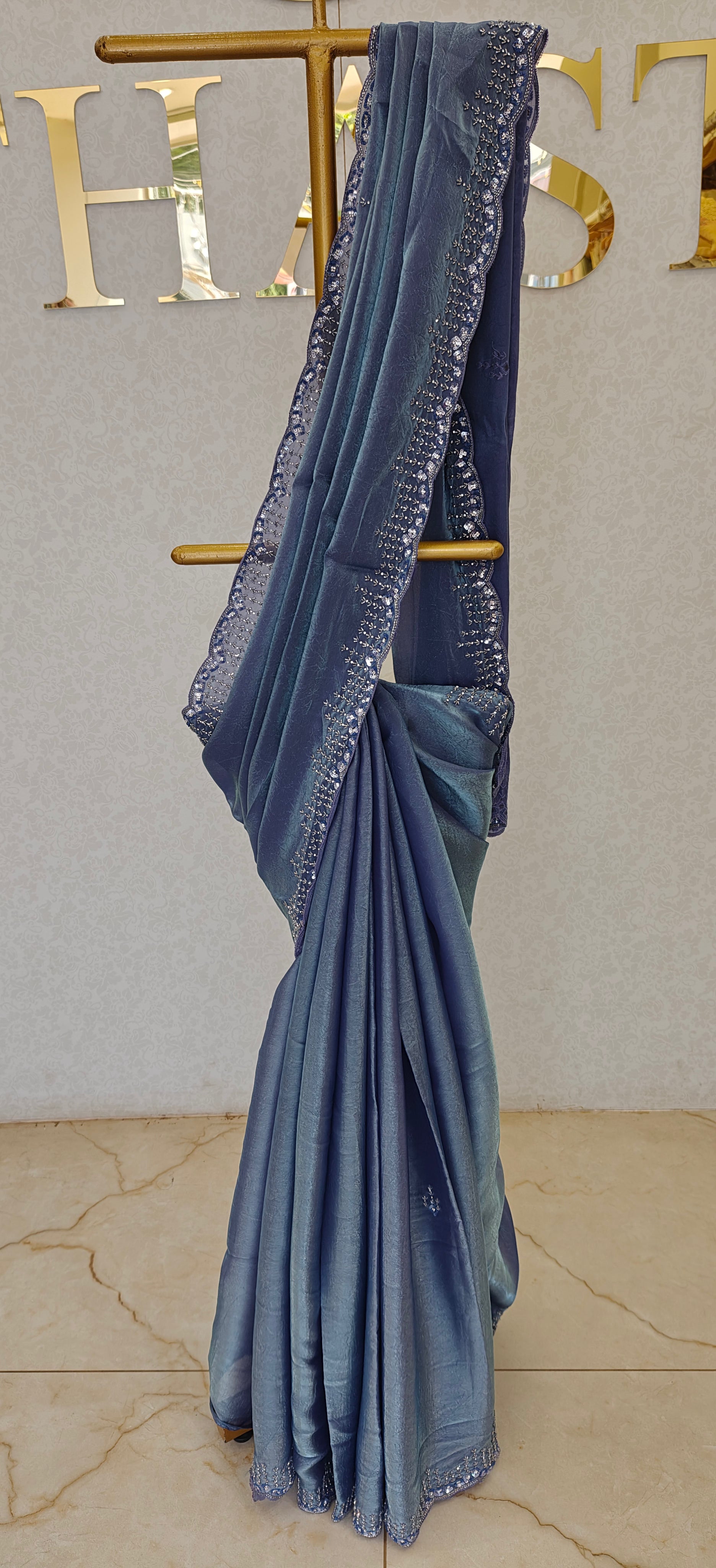 FENDY CRUSH SAREE