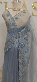GLASS ORGANZA SAREE