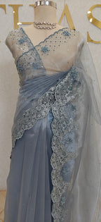 GLASS ORGANZA SAREE