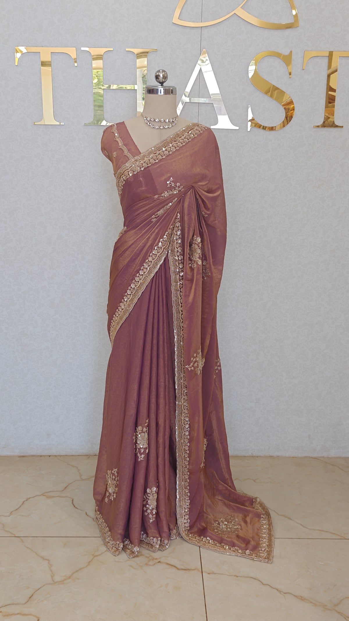 SOFT ORGANZA SAREE