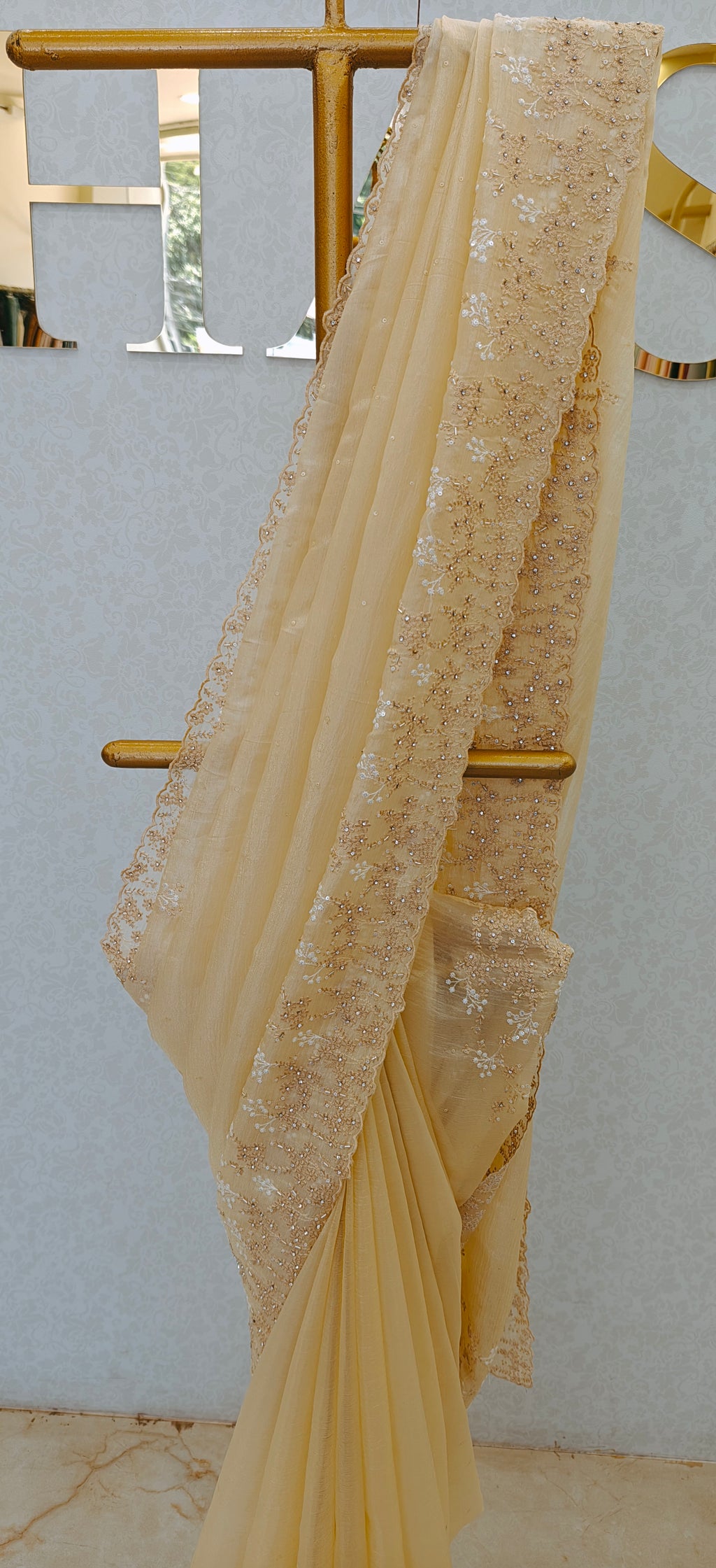 CRUSH ORGANZA SAREE