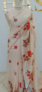 CHANDERI TISSUE SAREE
