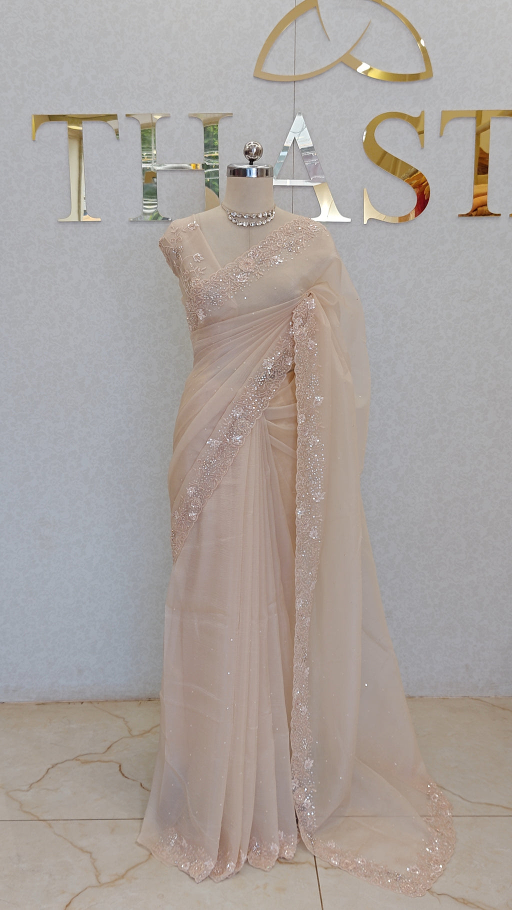 CRUSH ORGANZA SAREE