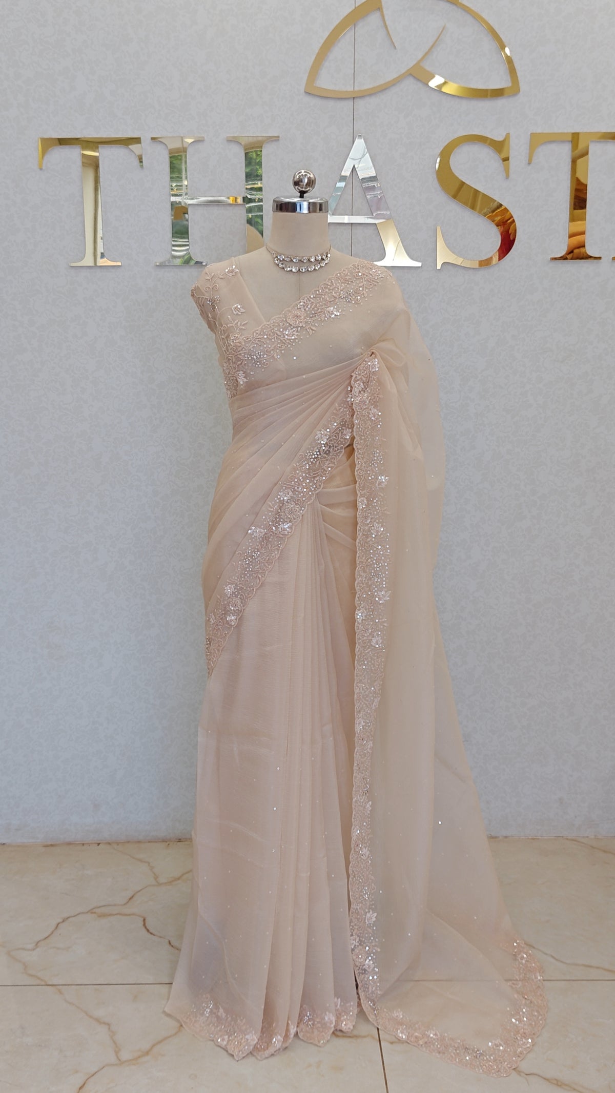 CRUSH ORGANZA SAREE