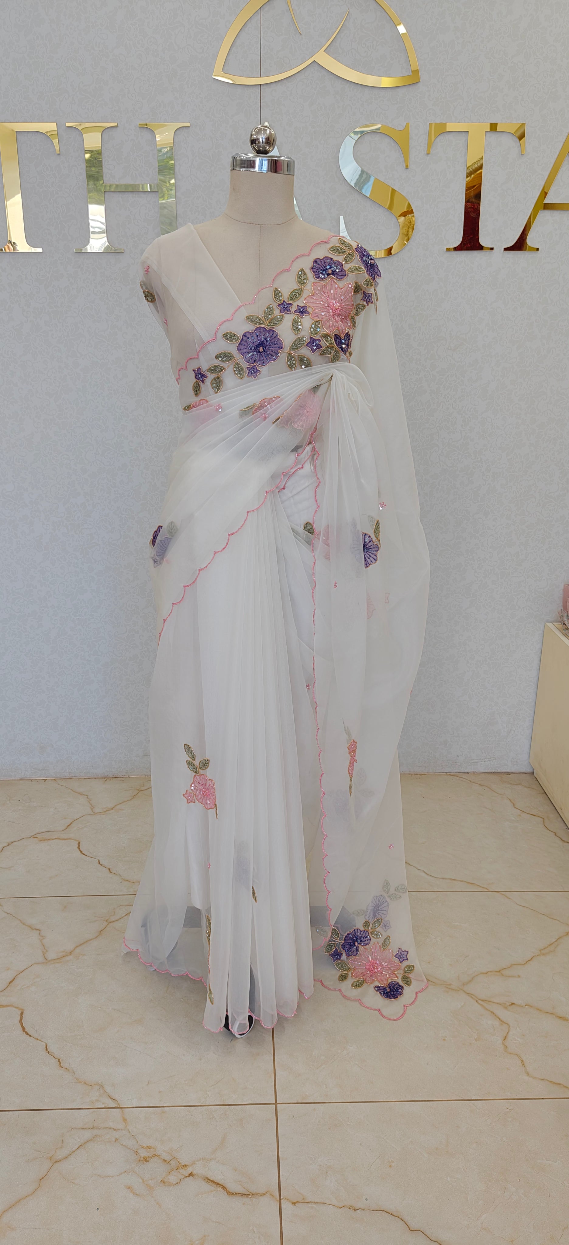 ORGANZA SAREE
