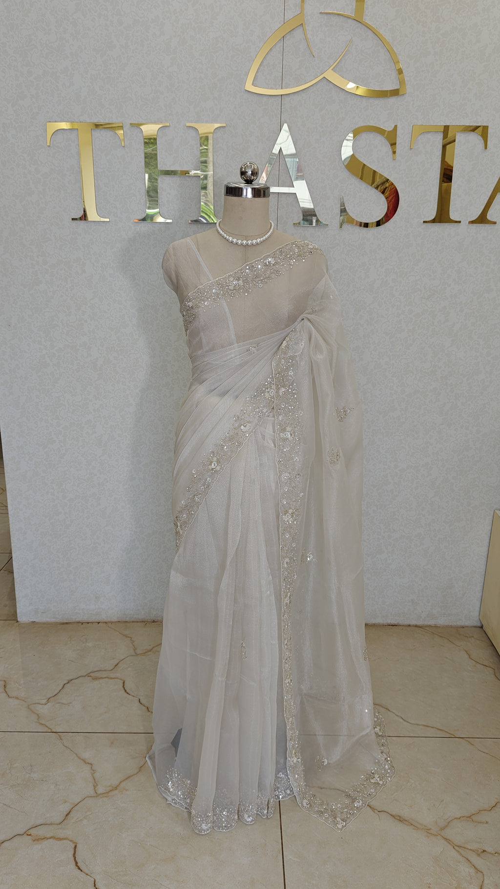 CRUSH ORGANZA SAREE