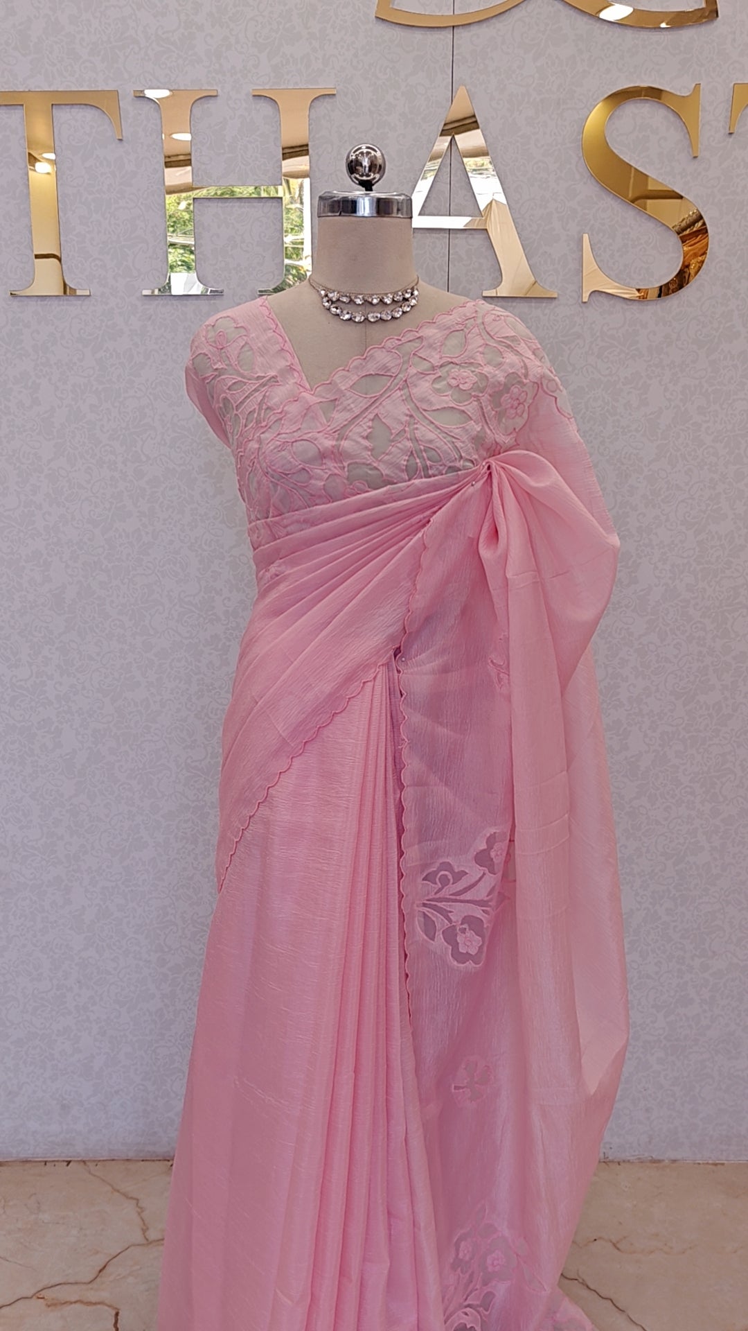 CRUSH ORGANZA SAREE