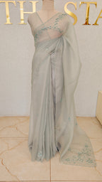Crush Organza Saree