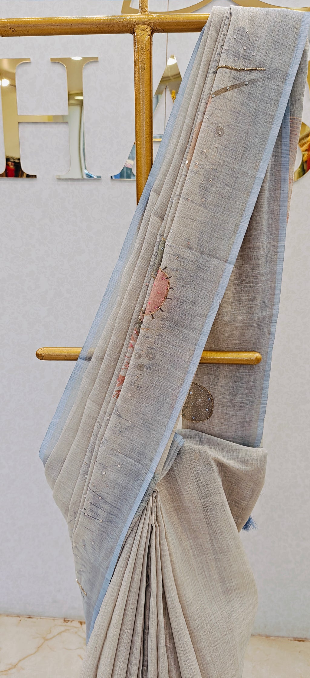 LINEN SAREE