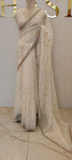Crush Organza Saree
