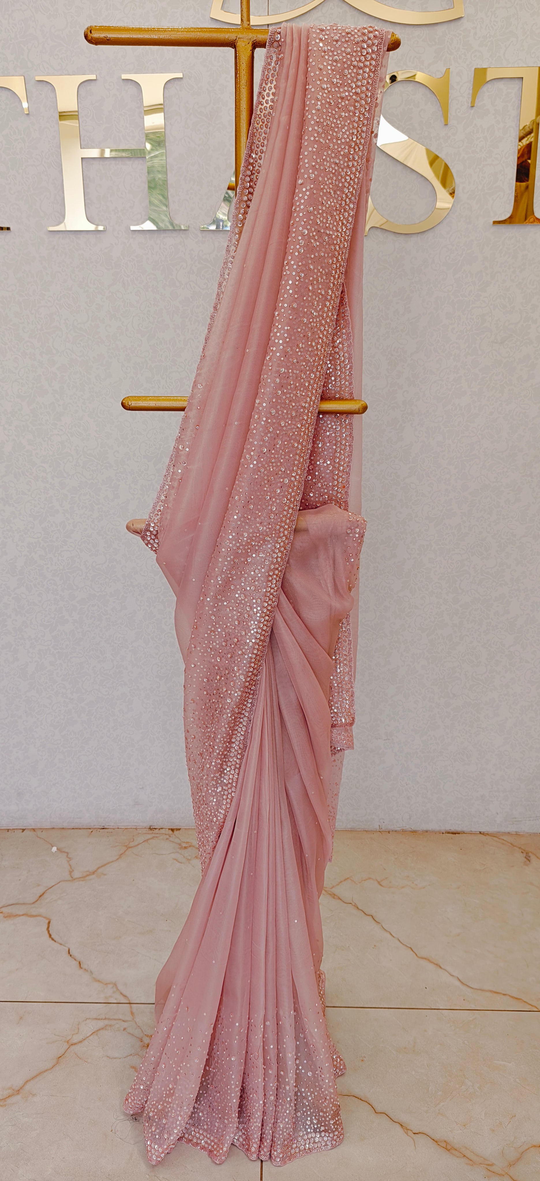 FLOWY ORGANZA SAREE