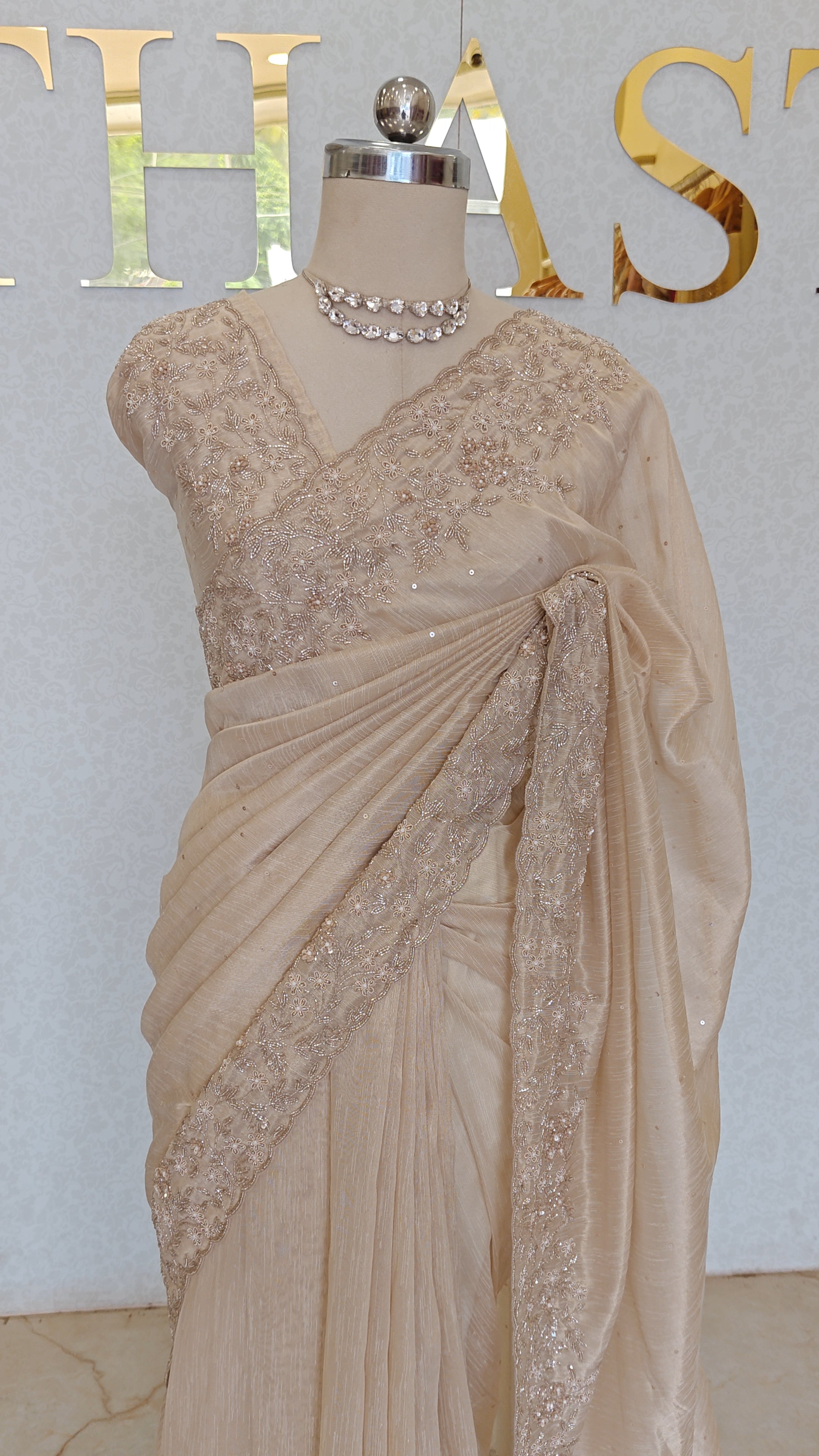 CHANDERI TISSUE SAREE
