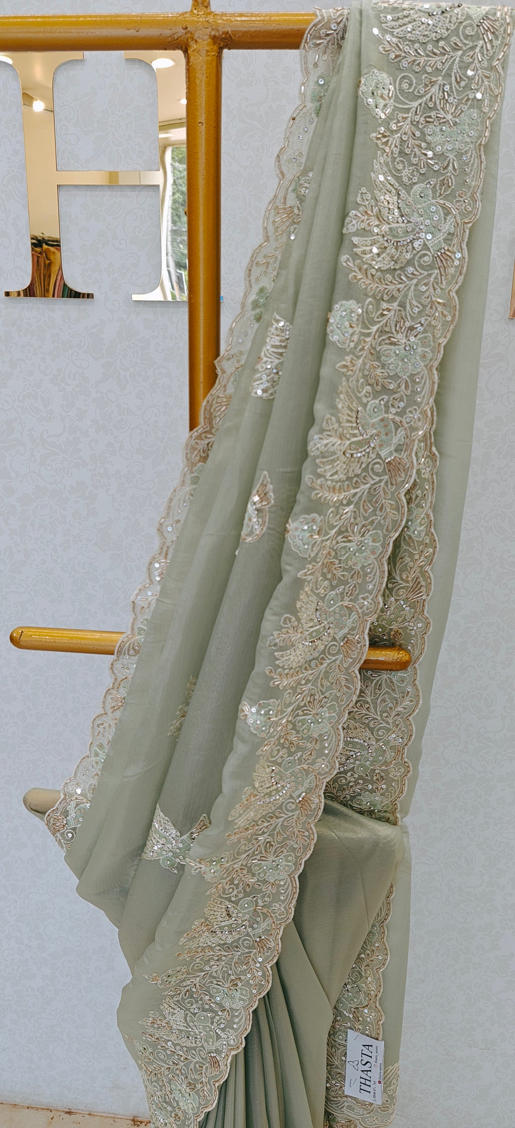 CRUSH ORGANZA SAREE