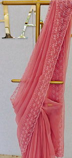 CRUSH ORGANZA SAREE