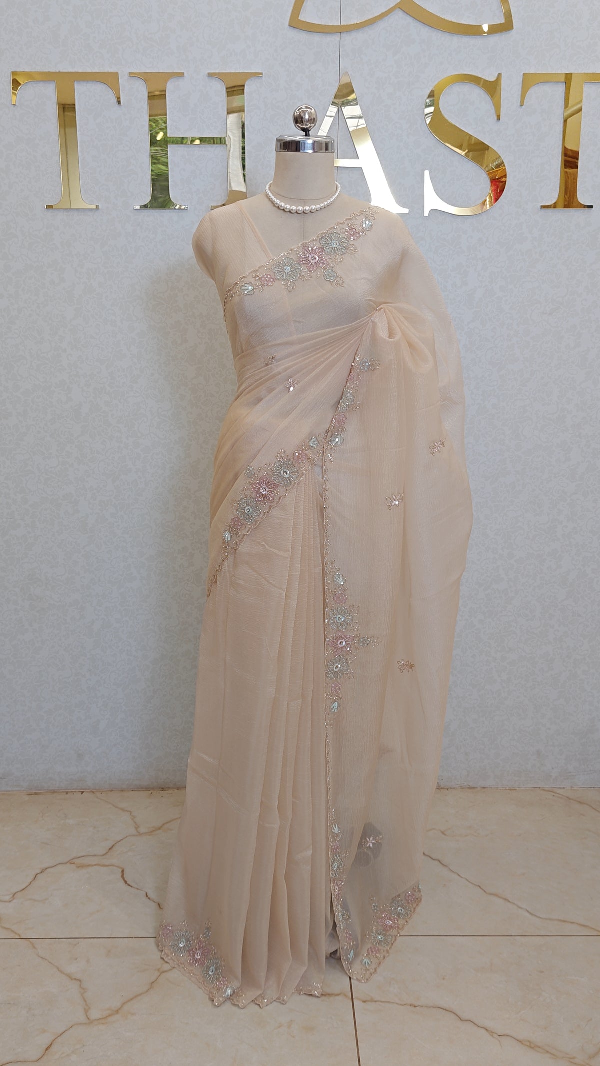 CRUSH ORGANZA SAREE
