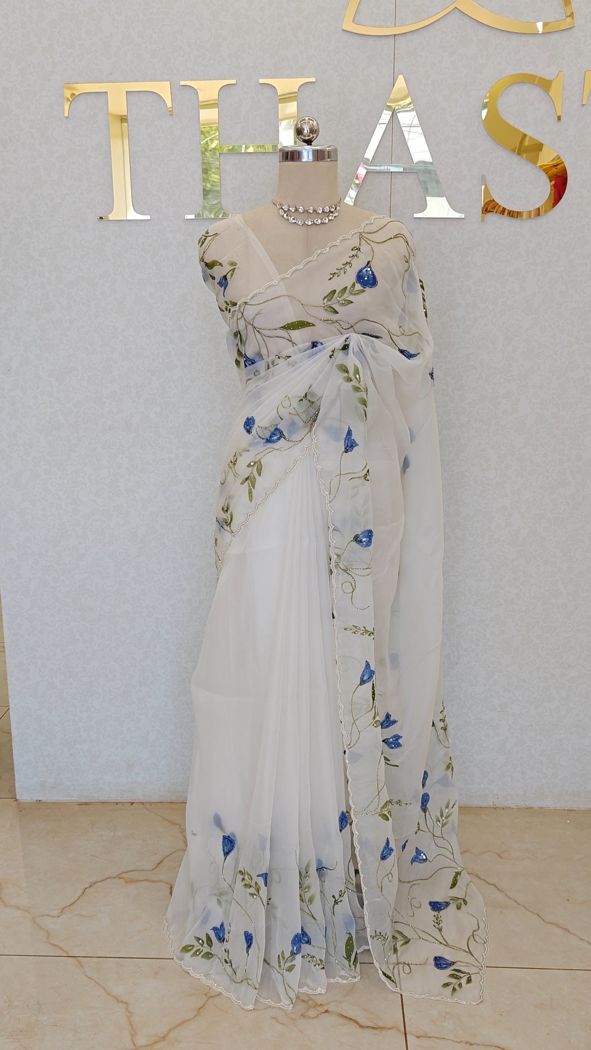 FLOWY ORGANZA SAREE