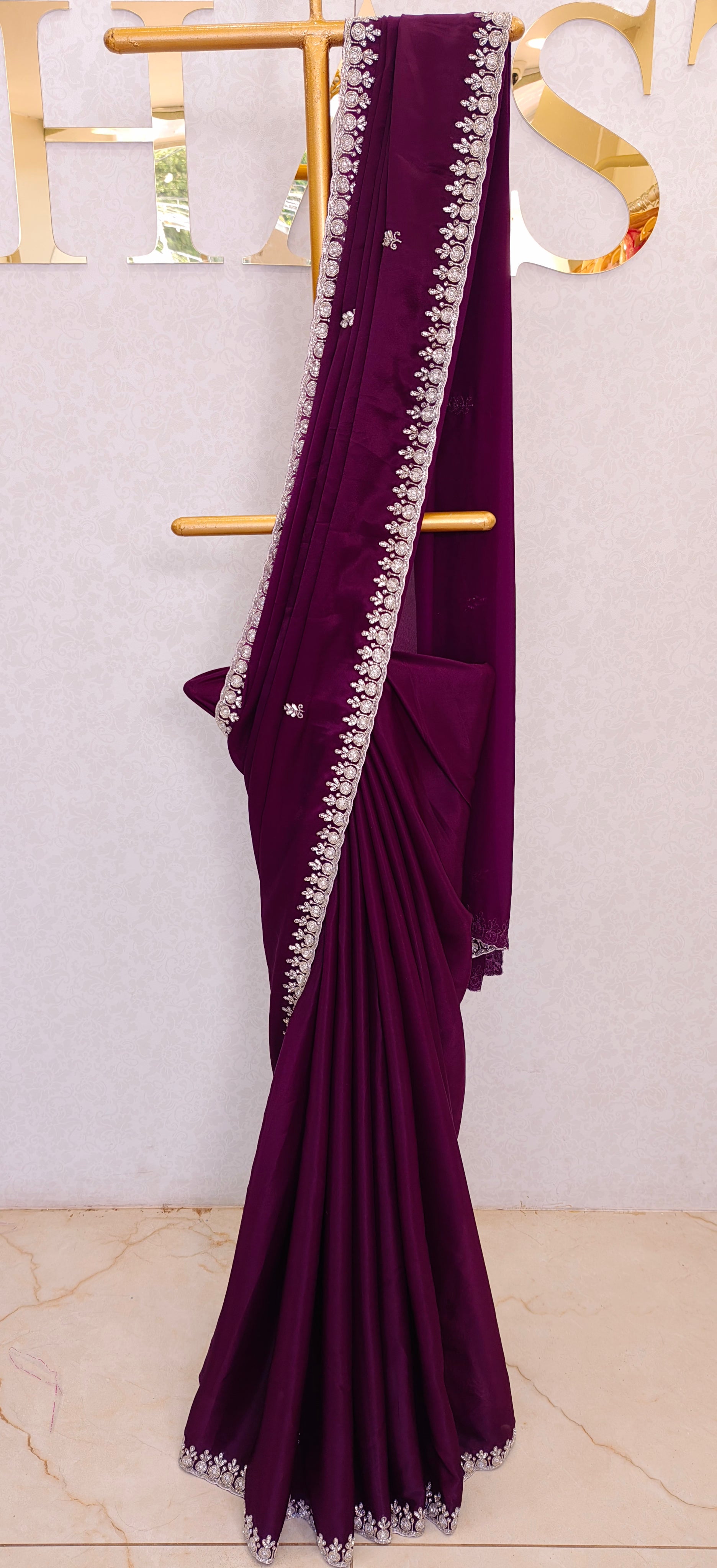 SATIN SAREE