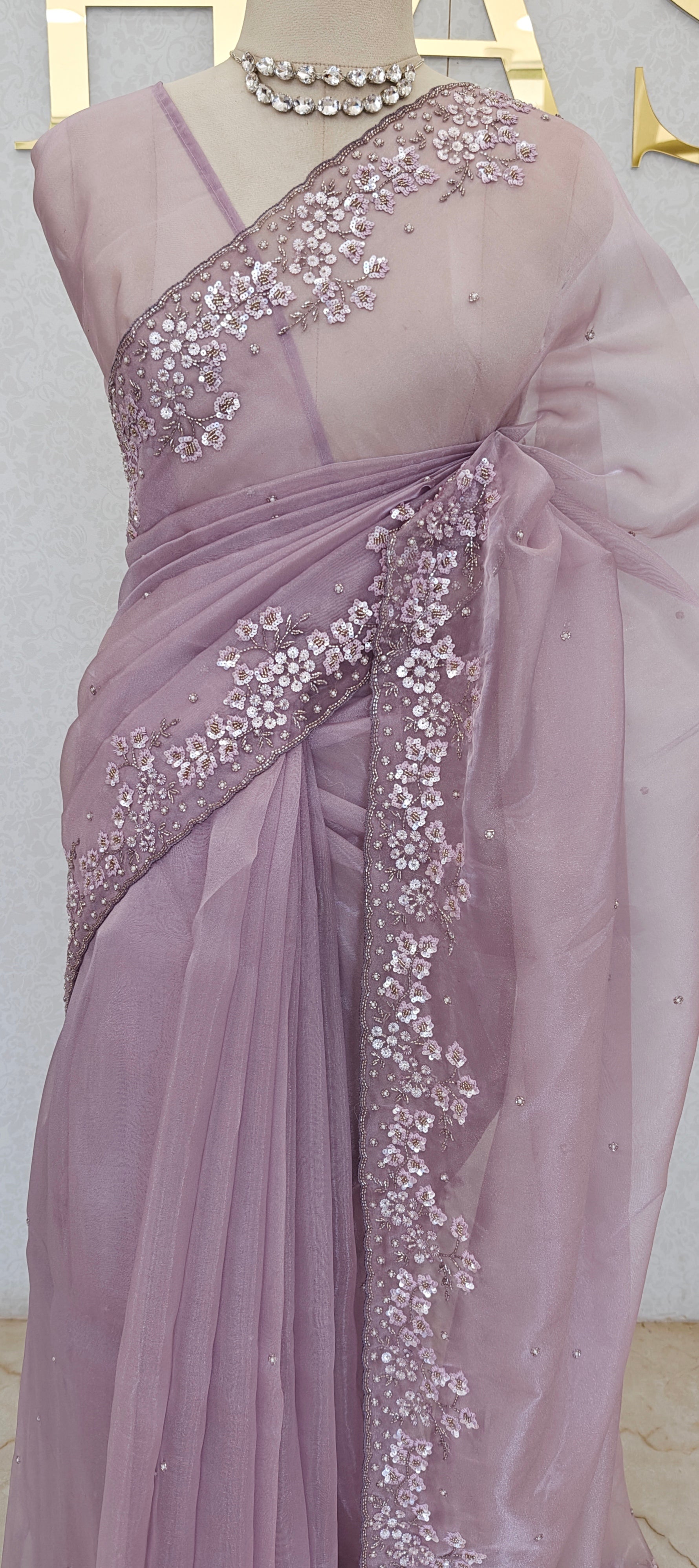 ORGANZA SAREE