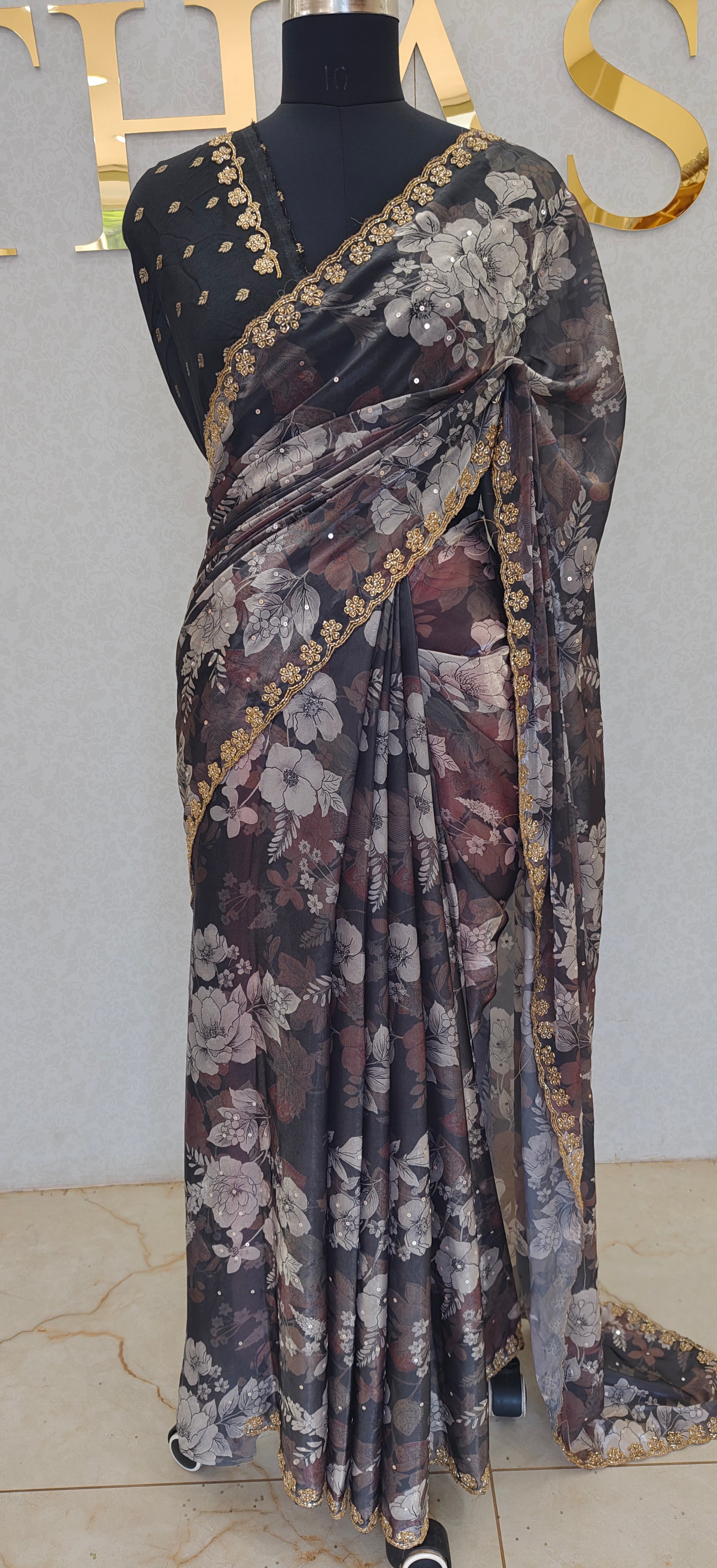 SATIN SAREE