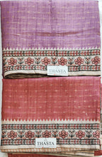 Semi tussar saree