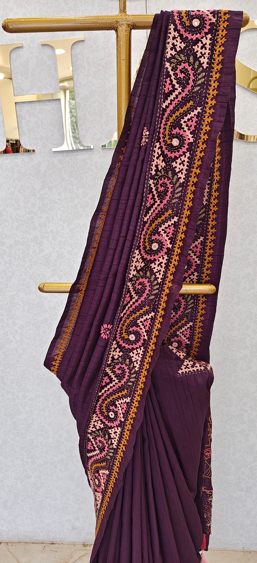 Tussar saree