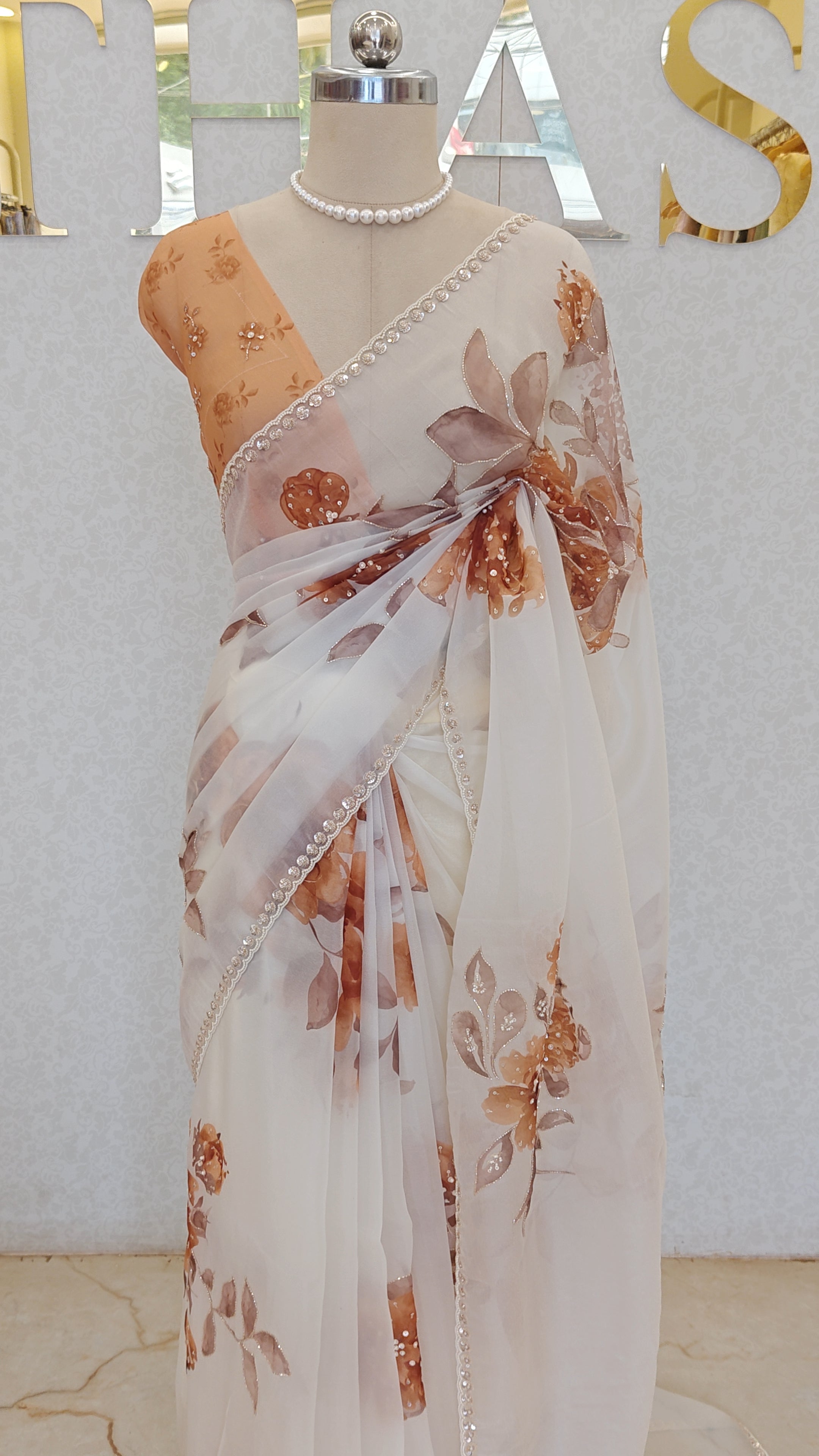 ORGANZA SAREE