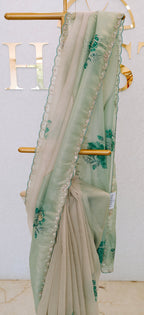 CRUSH ORGANZA SAREE