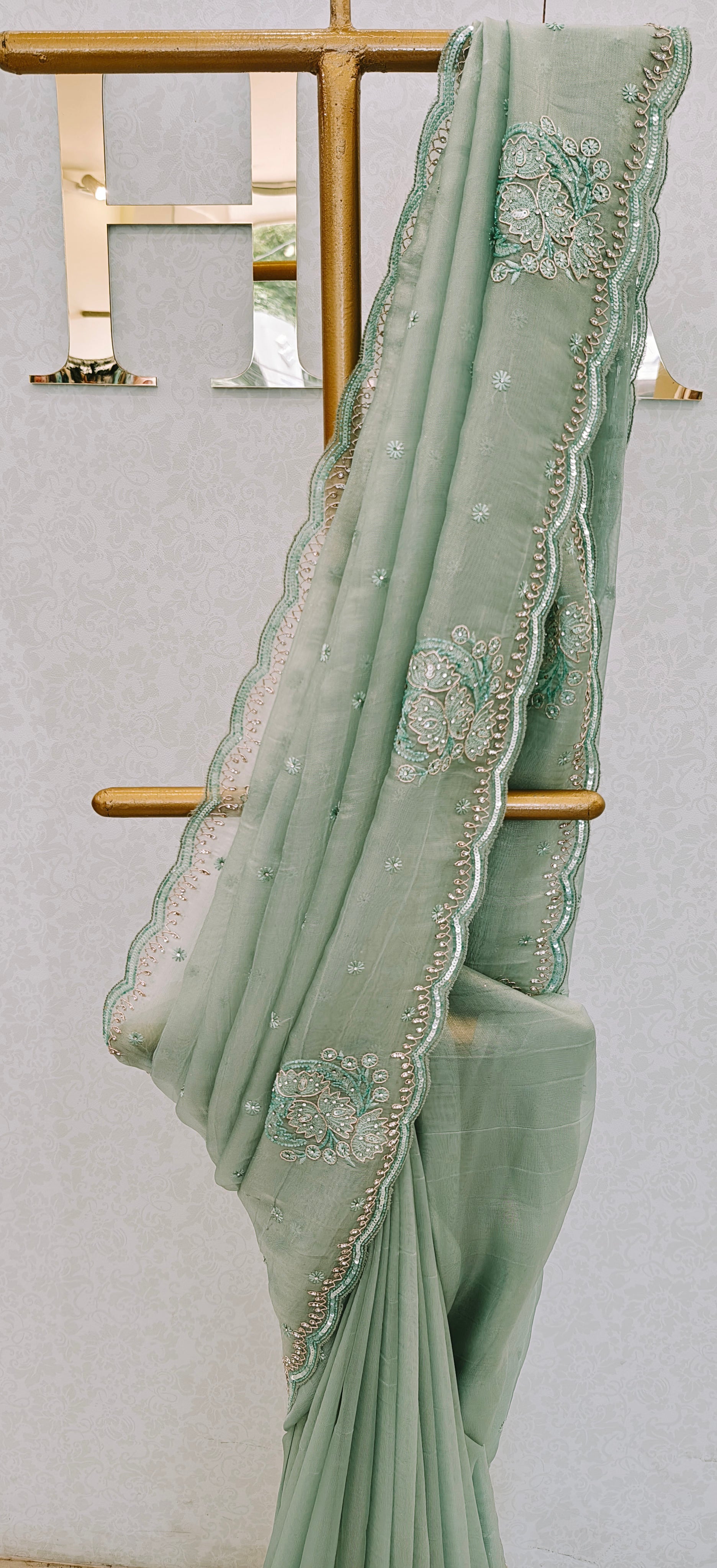 TISSUE SAREE