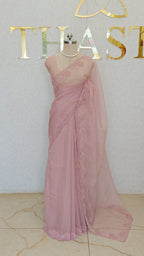 CRUSH ORGANZA SAREE