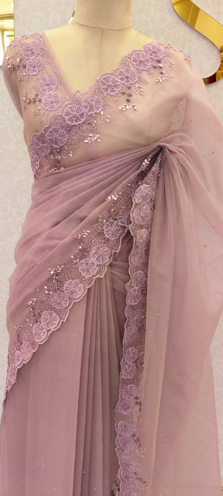 Organza saree